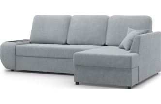 Диван угловой Консул, модель 074, правый, Danco 995 (темно-серый)