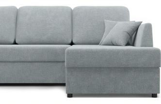 Диван угловой Консул, модель 074, правый, Danco 995 (темно-серый)