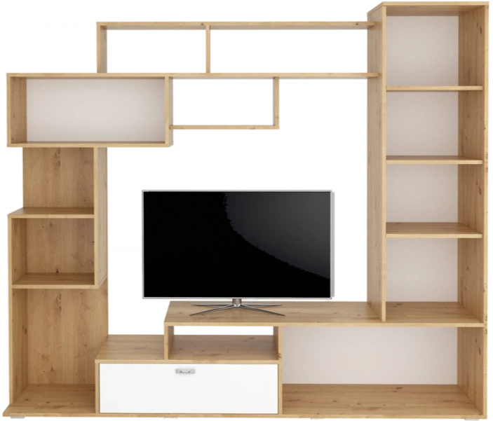 Стенка Диско, Дуб дикий / Белый