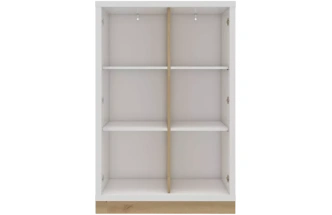 Шкаф двухдверный Балтимор, распашной, 90x119, Белый / Дуб дикий