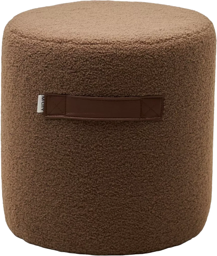 Пуф Harta, NINI-02 Тауп, teddy  / TKS-03 темно-коричневый