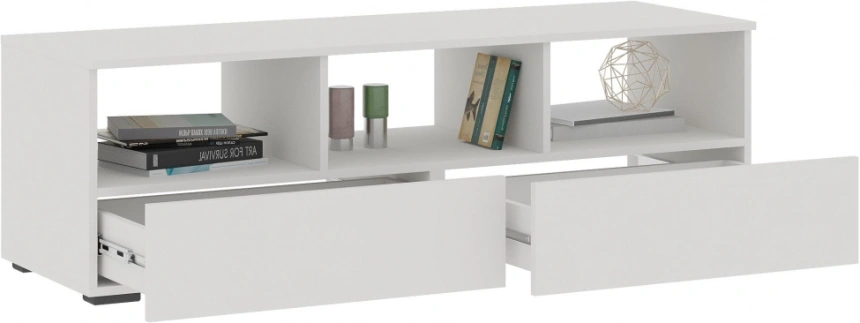 ТВ-тумба Элла ТБ 02, белый / белый