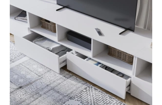 ТВ-тумба Элла ТБ 02, белый / белый