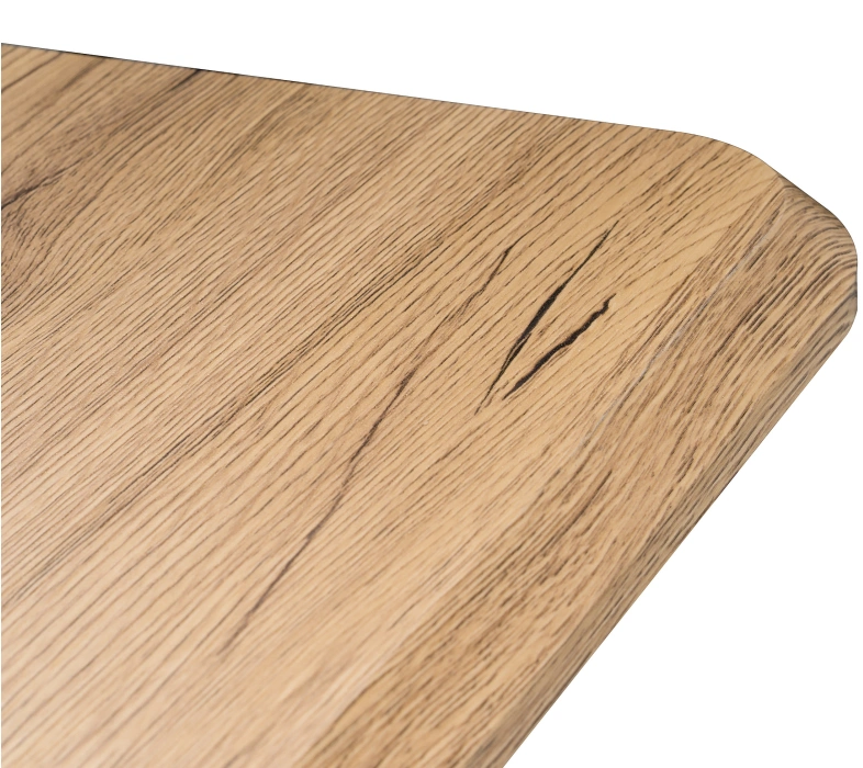 Кухонный раздвижной стол Санса, 120(160)х80х76, дуб монтана / белая шагрень