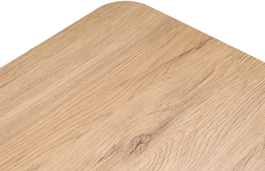 Кухонный раздвижной стол Санса, 120(160)х80х76, дуб монтана / белая шагрень