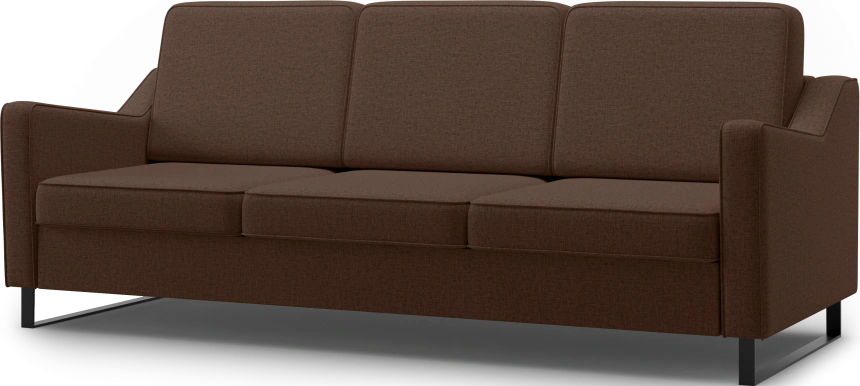Диван прямой Даллас, модель 050, Madagascar 05 (коричневый)