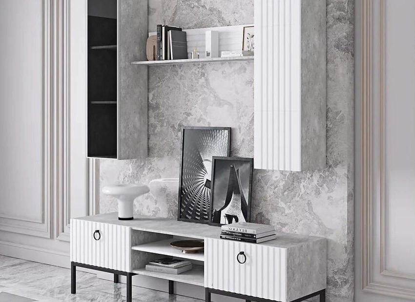 ТВ-тумба Tulip, метрополитан грэй