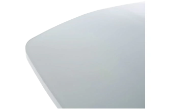 Кухонный стол Орлеан, белый, ПМ стекло Opti, каркас белый