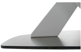 Кухонный стол Орлеан, белый, ПМ стекло Opti, каркас белый