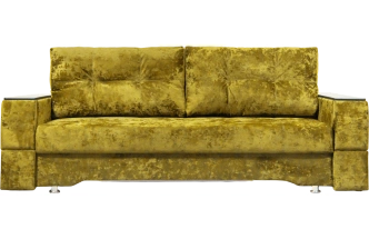 Диван прямой Атлант 2, ткань Спарк Елоу, декор Венге