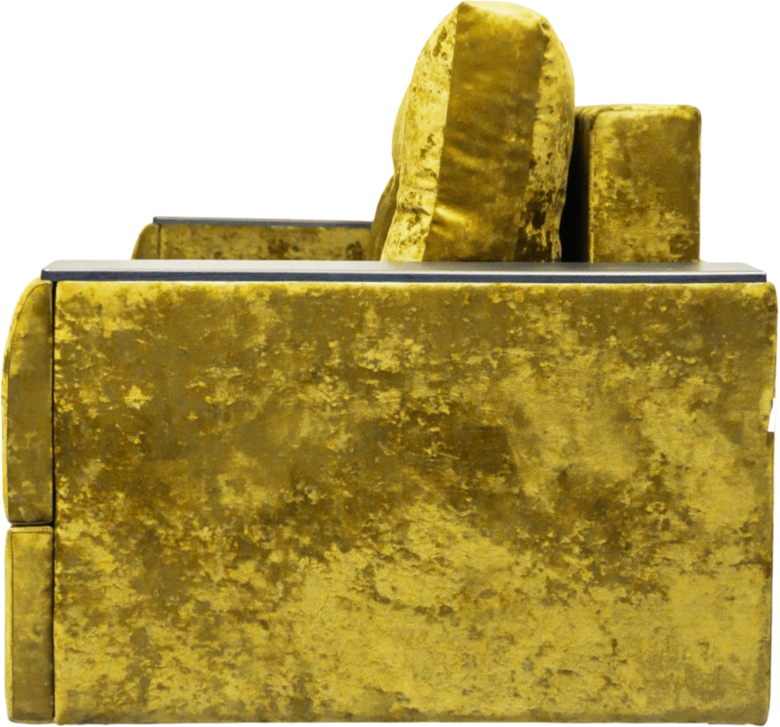 Диван прямой Атлант 2, ткань Спарк Елоу, декор Венге