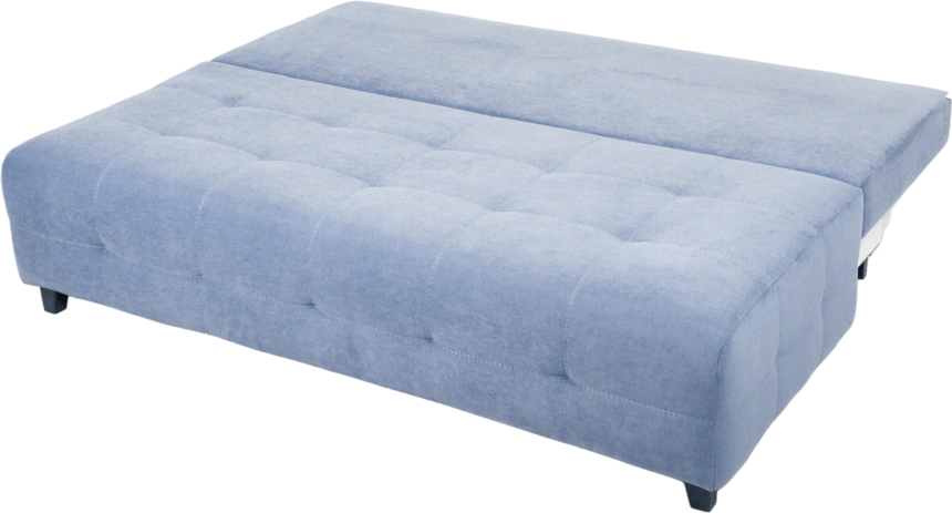 Диван прямой Бали 4 без боковин, Catania dusty blue