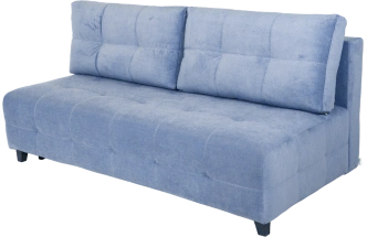 Диван прямой Бали 4 без боковин, Catania dusty blue