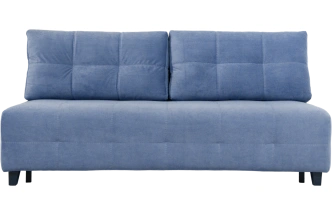 Диван прямой Бали 4 без боковин, Catania dusty blue