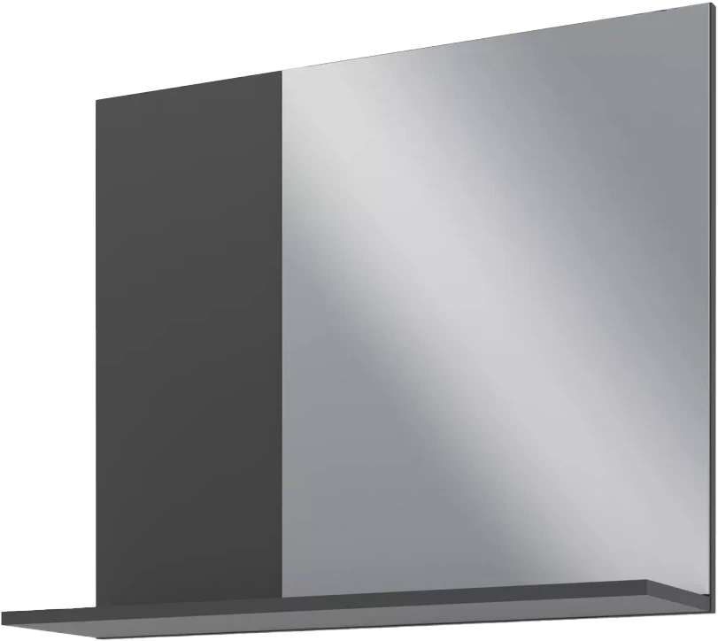 Зеркало Одри, 80x67x22, Чёрный графит