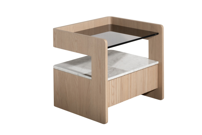 Тумба прикроватная 77IP-20100, с ящиком