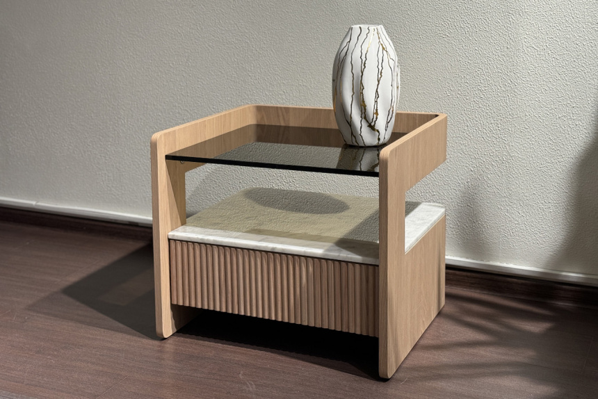 Тумба прикроватная 77IP-20100, с ящиком