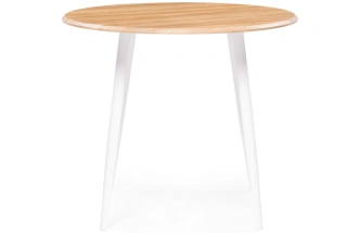 Кухонный стол Абилин, 90x76, дуб вотан / белый матовый