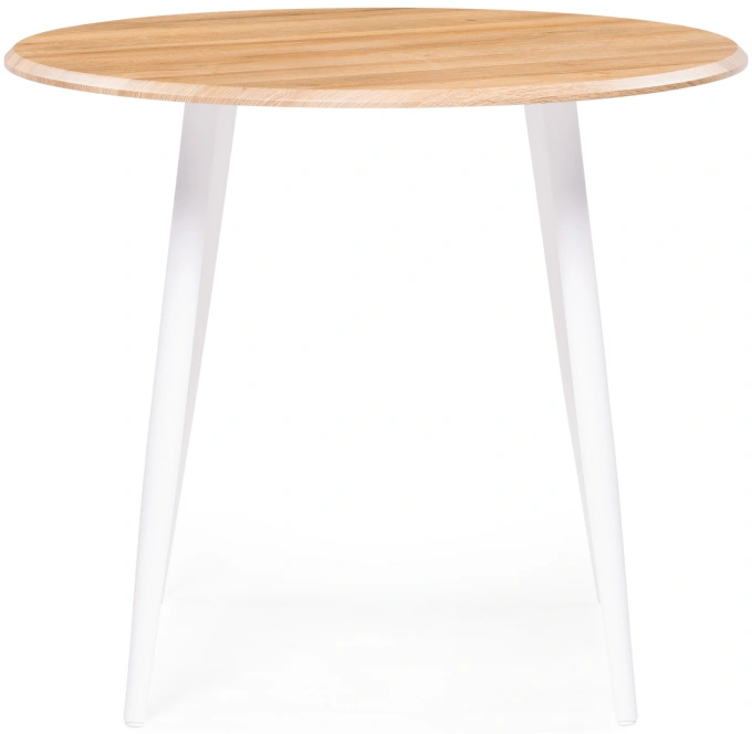 Кухонный стол Абилин, 90x76, дуб вотан / белый матовый