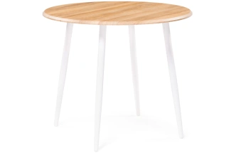 Кухонный стол Абилин, 90x76, дуб вотан / белый матовый