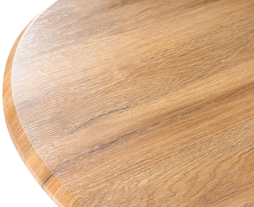 Кухонный стол Абилин, 90x76, дуб вотан / белый матовый