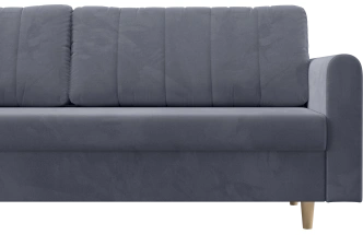 Диван прямой Барро, модель 056, Velutto 32 (темно-серый)