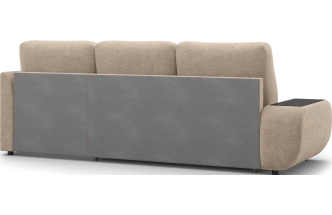 Диван угловой Консул, модель 074, правый, Danco 290 (коричневый)