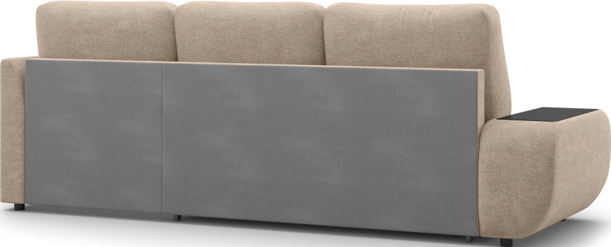 Диван угловой Консул, модель 074, правый, Danco 290 (коричневый)