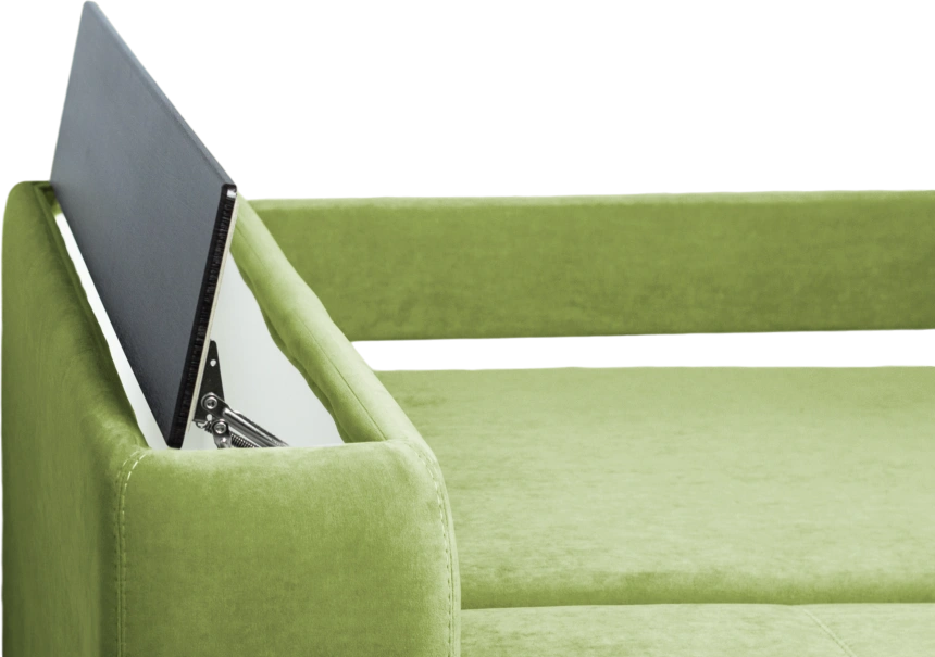 Диван прямой Бали 4, Tenerife nefrit, декор Венге