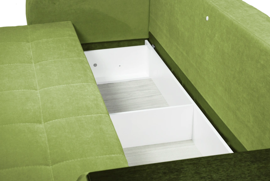 Диван прямой Бали 4, Tenerife nefrit, декор Венге