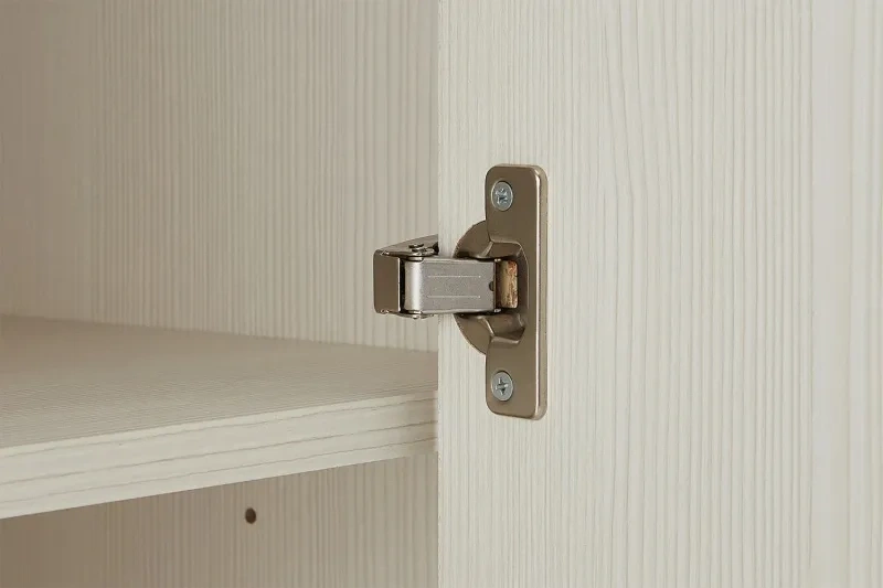 Шкаф однодверный Элана, 58.5x41x208.5, распашной с полками, бодега белая