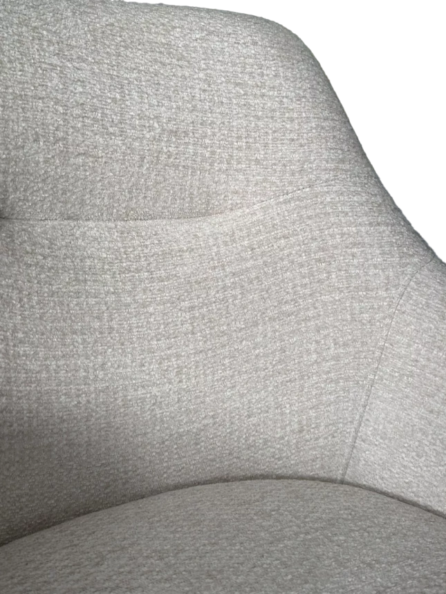 Стул Stamen, мягкий, Davis Retro Bliss 02 светло-бежевый, ткань, черный каркас