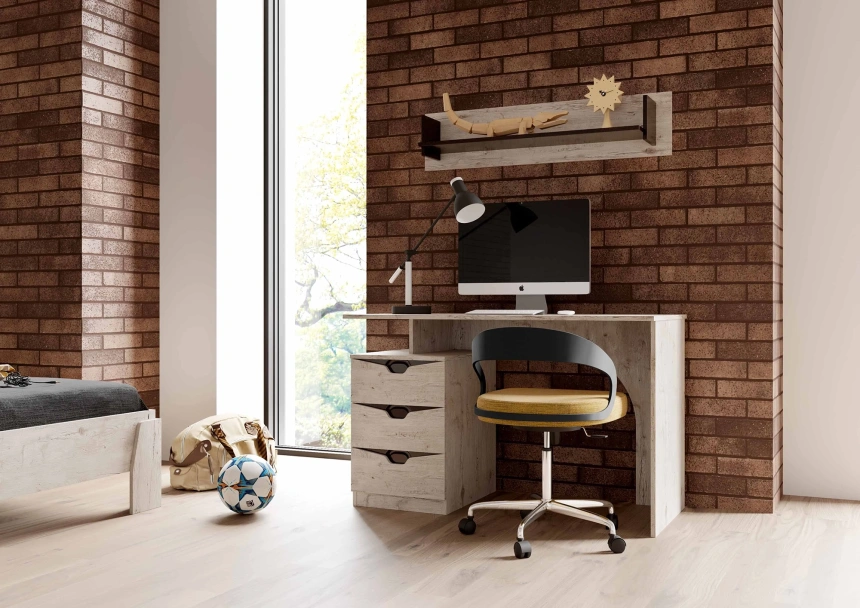 Гарнитур для молодёжной комнаты Соренто, композиция 2, дуб бонифаций