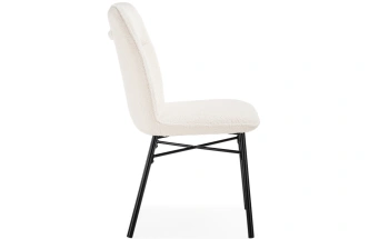 Стул Denis, мягкий, beige / black