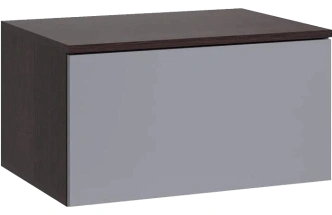 Шкаф навесной Роут 1, венге / графит софт