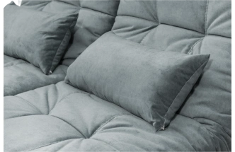 Диван угловой София 2 удлиненный, MONAKO-A 06, MONAKO-A 14, с задней тканью