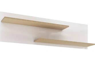 Полка навесная Балтимор, Белый / Дуб дикий