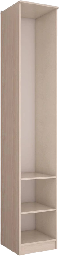 Шкаф Орион, односекционный 39x221x43 Ясень шимо светлый/Лён