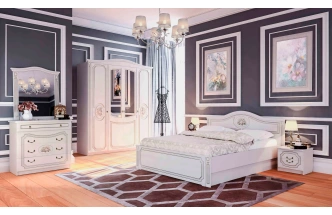 Спальный гарнитур Верона, композиция #3, кофе 10 / капучино