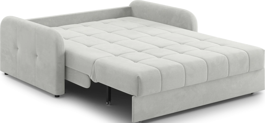 Диван прямой Гаспар 160, модель 045, Happy 900 (светло-серый)