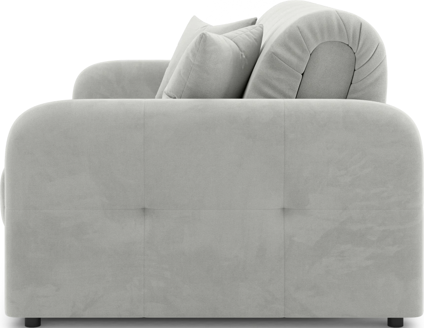 Диван прямой Гаспар 160, модель 045, Happy 900 (светло-серый)
