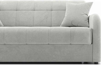 Диван прямой Гаспар 160, модель 045, Happy 900 (светло-серый)