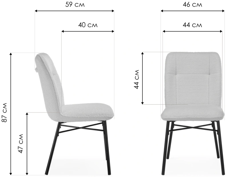 Стул Denis, мягкий, oliva / black