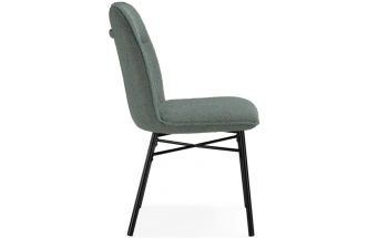 Стул Denis, мягкий, oliva / black