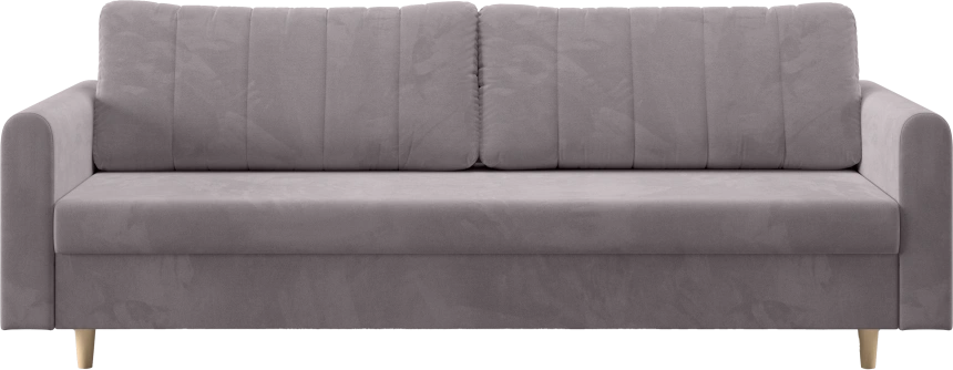 Диван прямой Барро, модель 056, Velutto 08 (серый)