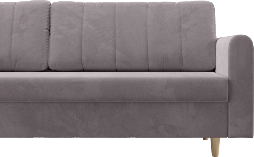 Диван прямой Барро, модель 056, Velutto 08 (серый)