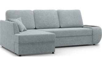 Диван угловой Консул, модель 074, левый, Danco 995 (темно-серый)