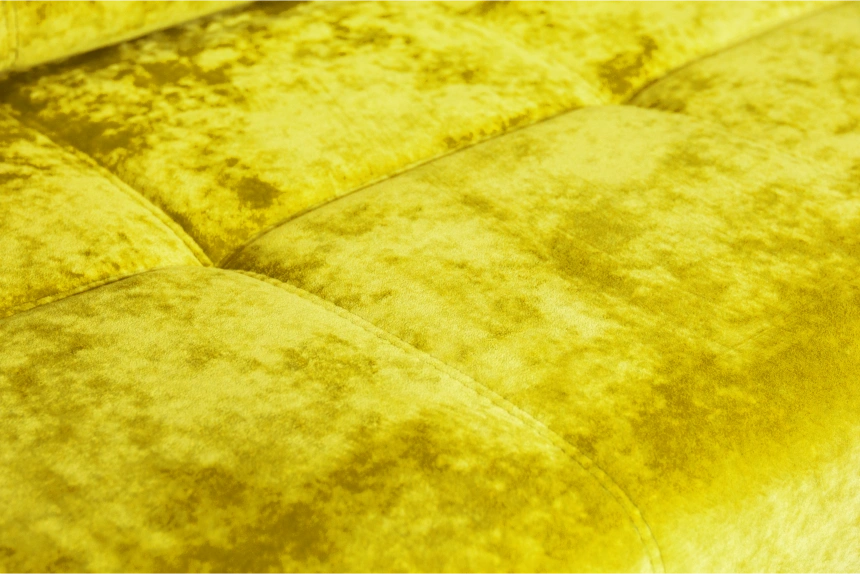 Диван прямой малый Адель 2, ткань Спарк Елов, декор Рамух белый