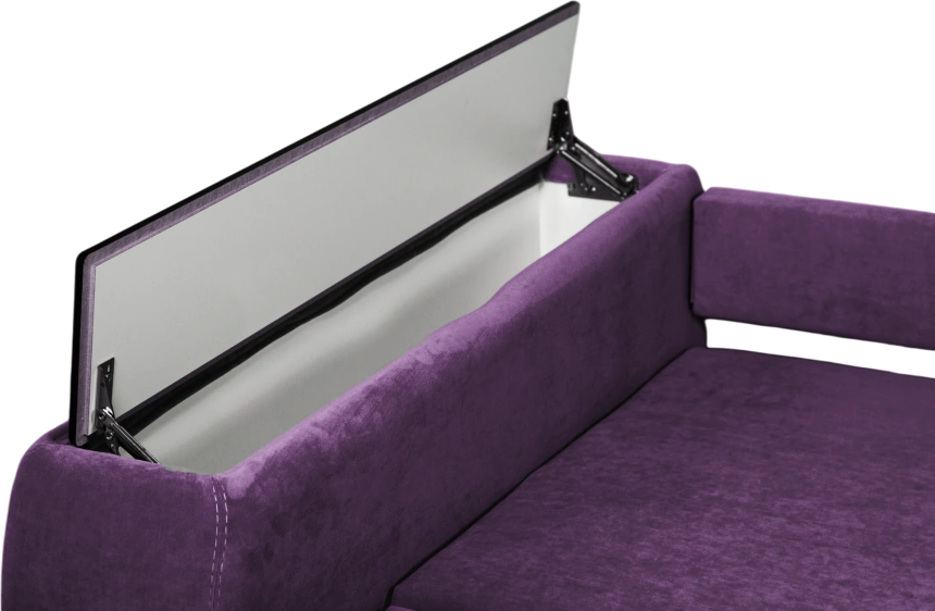 Диван прямой Бали 4, Tenerife italian plum, декор Венге