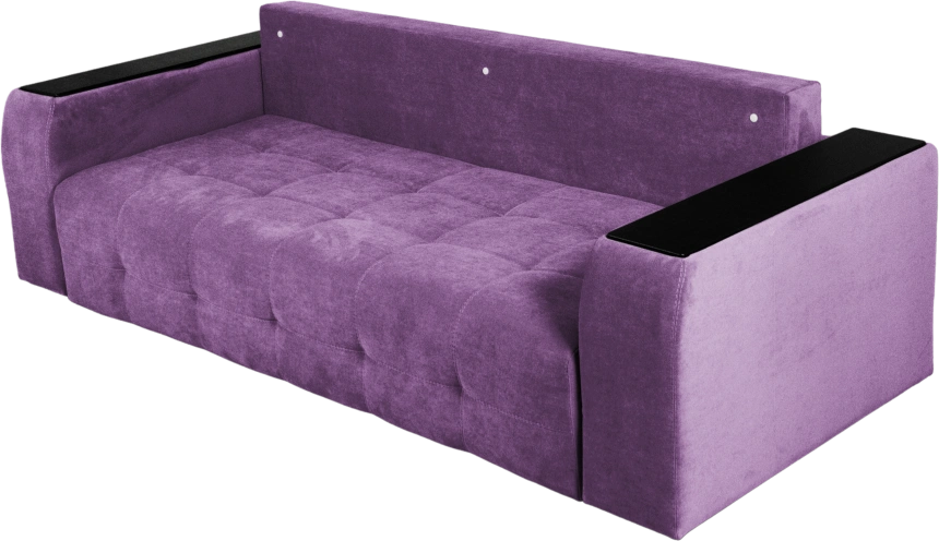 Диван прямой Бали 4, Tenerife italian plum, декор Венге